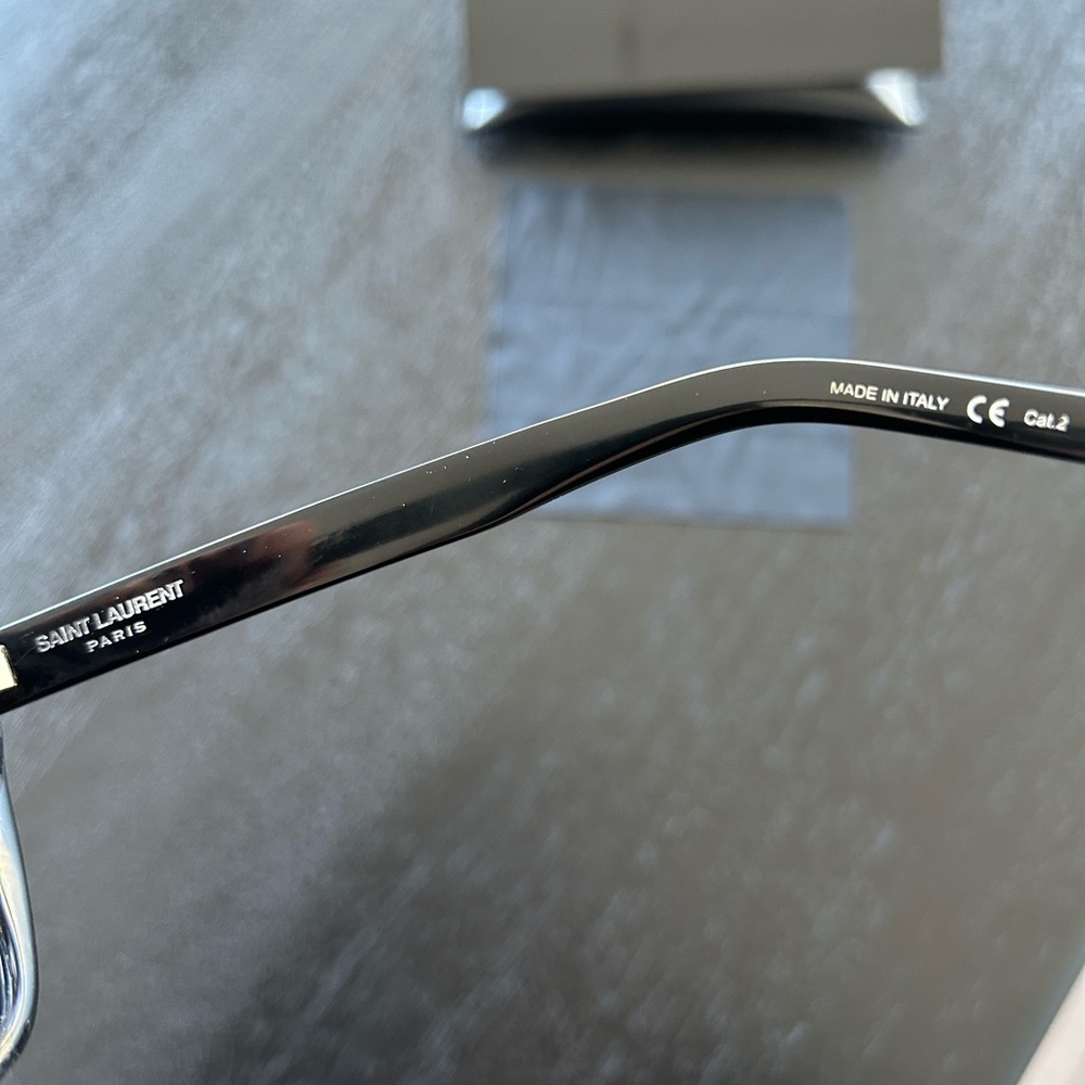 Saint Laurent Black Designer Sunglasses - Picture 3 of 6